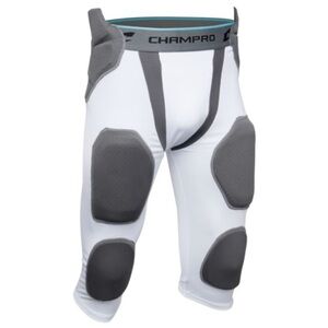 NWT Champro TRI-FLEX 7-PAD INTEGRATED GIRDLE FPGU7 YL